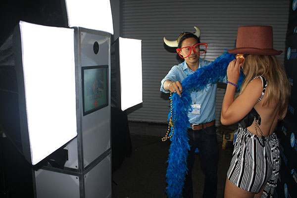 booth12 photo booth setup. San Diego's premier photo booth rental!